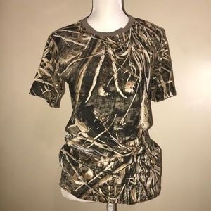 Hanes realtree max 5 camouflage t shirt